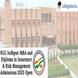 NLU Jodhpur MBA and Diploma in Insurance & Risk Management Admissions 2025 Open; Apply Before May 30